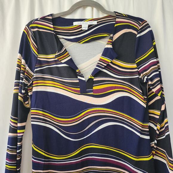 DVF Diane Von Furstenberg Mini Dress Size 8 Silk Retro Preppy - Picture 4 of 11